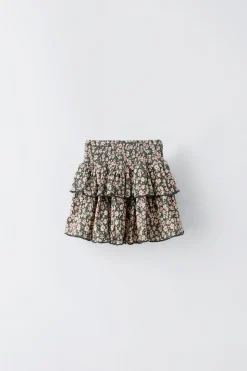 FALDA VOLANTES ESTAMPADO