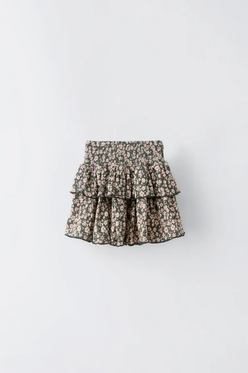 FALDA VOLANTES ESTAMPADO