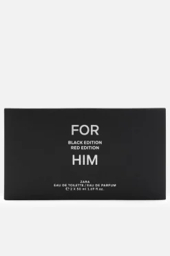 FOR HIM + FOR HIM RED EDITION EDP 2X 50ML (1.69 FL. OZ)