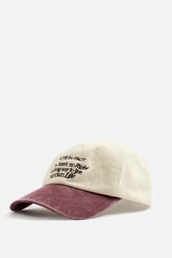GORRA TEXTO BORDADO
