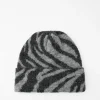 GORRO BEANIE PUNTO ESTAMPADO ANIMAL