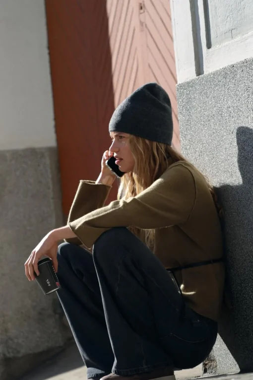 GORRO BEANIE PUNTO FINO