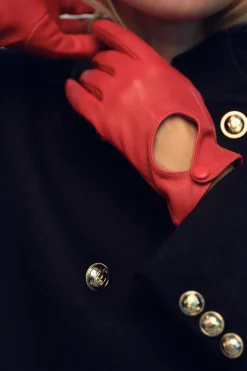 GUANTES CORTOS PIEL