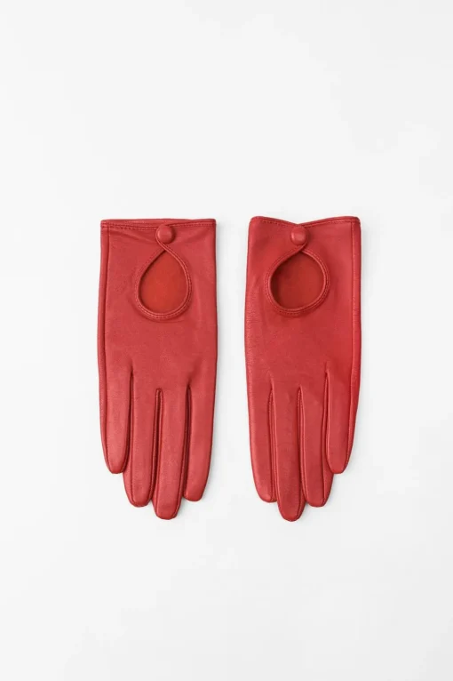 GUANTES CORTOS PIEL