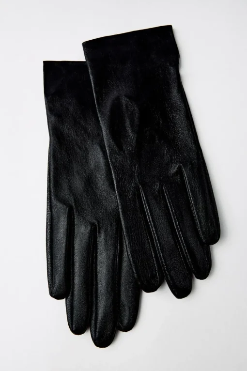 GUANTES CORTOS PIEL
