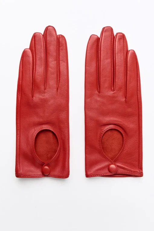 GUANTES CORTOS PIEL