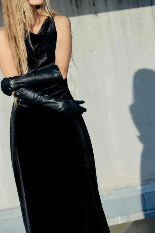 GUANTES LARGOS PIEL