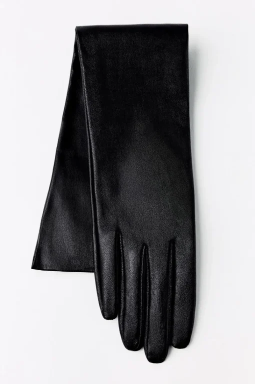 GUANTES LARGOS PIEL