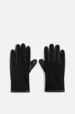 GUANTES PIEL COMBINADA
