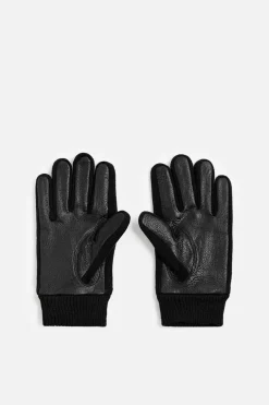 GUANTES PIEL COMBINADOS