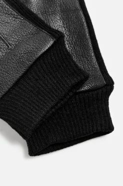 GUANTES PIEL COMBINADOS