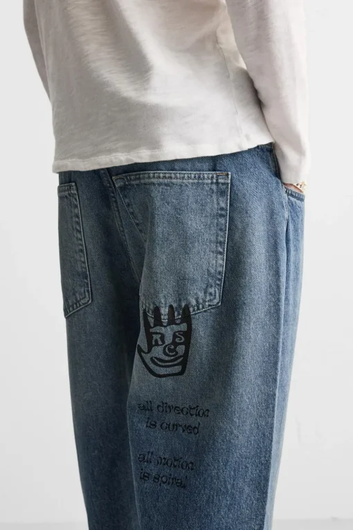 JEANS BAGGY FIT ESTAMPADOS X ALL CAPS STUDIO