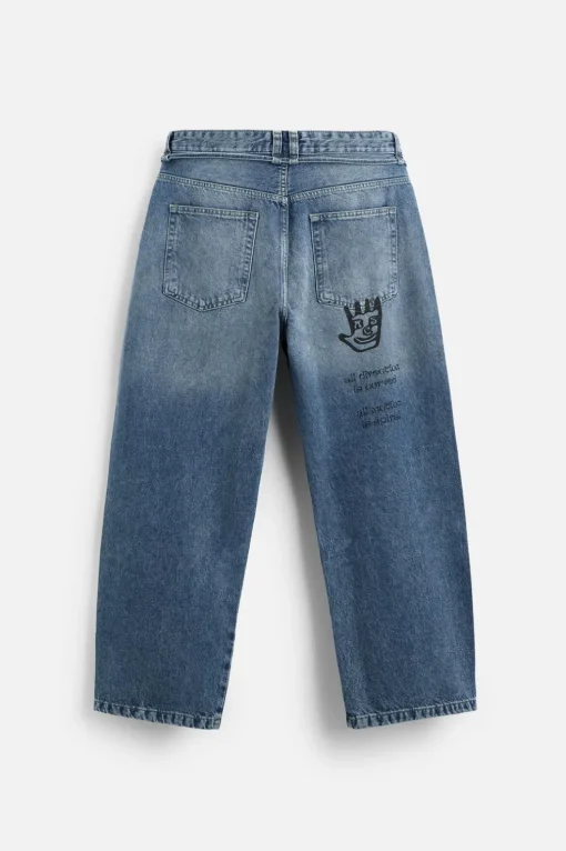 JEANS BAGGY FIT ESTAMPADOS X ALL CAPS STUDIO