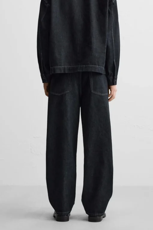 JEANS PLIEGUES CINTURÓN