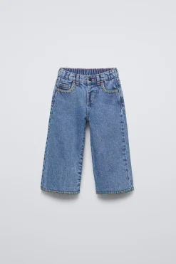 JEANS RECTO BORDADOS