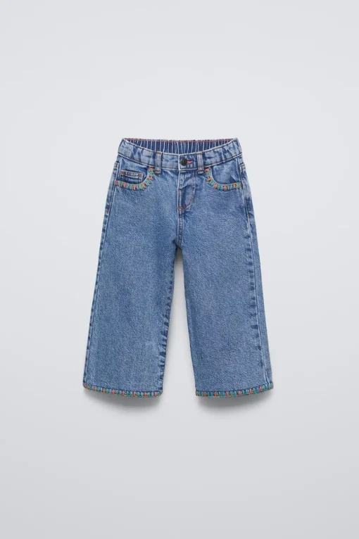 JEANS RECTO BORDADOS