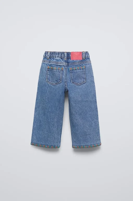 JEANS RECTO BORDADOS