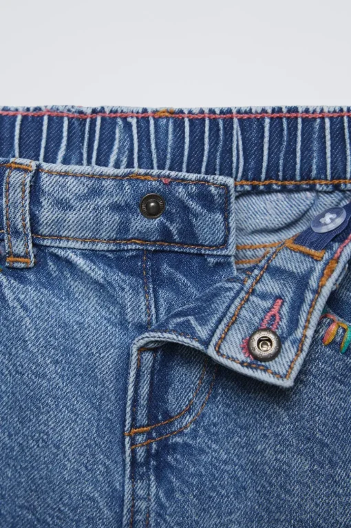 JEANS RECTO BORDADOS