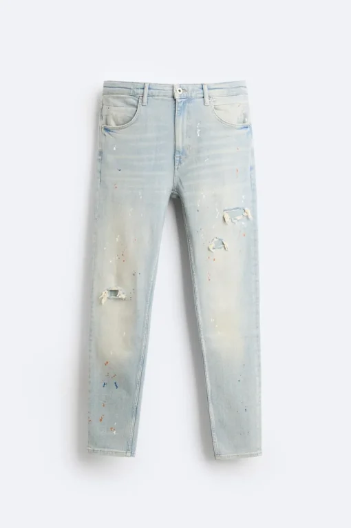 JEANS SKINNY PARCHES