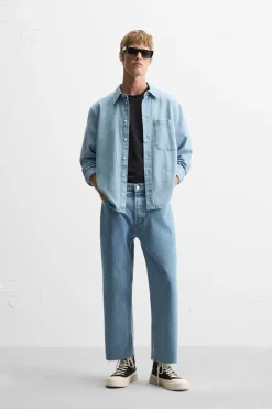 JEANS STRAIGHT CROPPED FIT