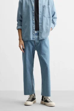 JEANS STRAIGHT CROPPED FIT