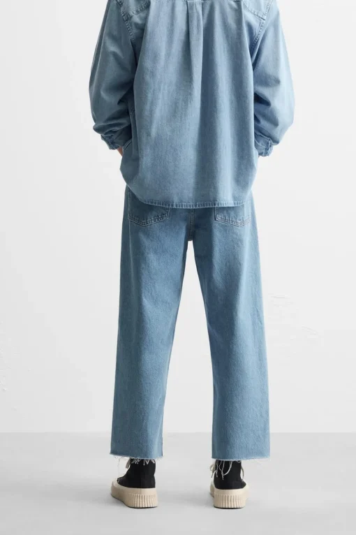 JEANS STRAIGHT CROPPED FIT