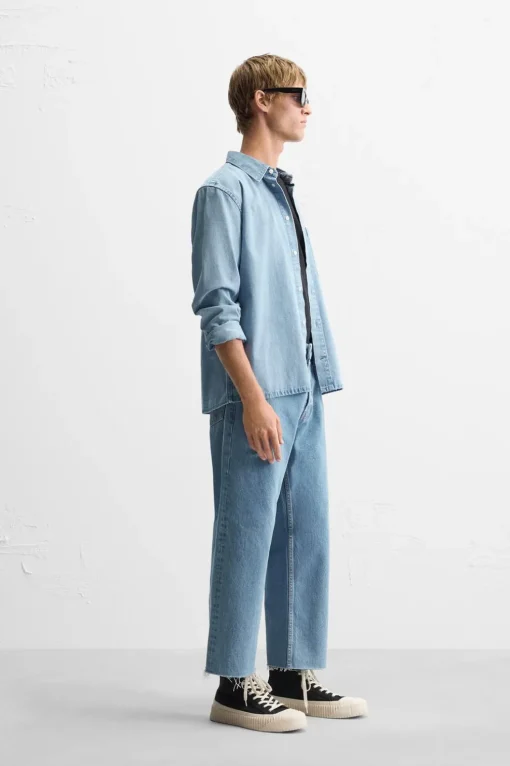 JEANS STRAIGHT CROPPED FIT