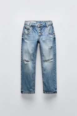 JEANS STRAIGHT ROTOS