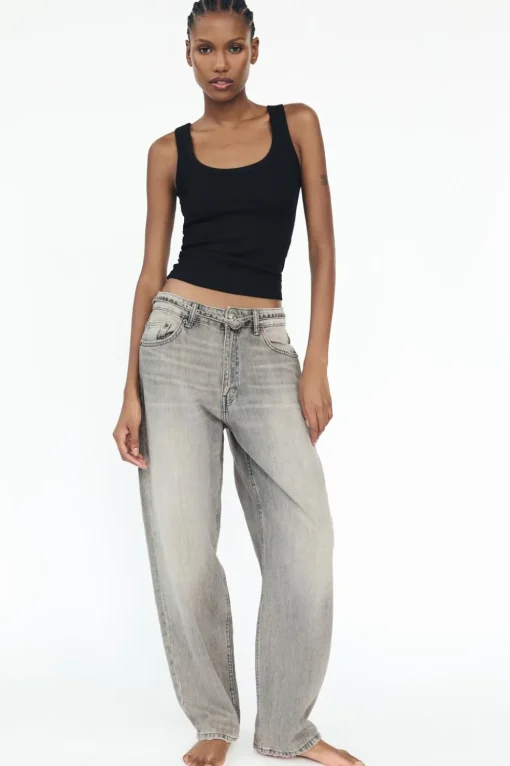JEANS TAILORED BALLOON TIRO MEDIO