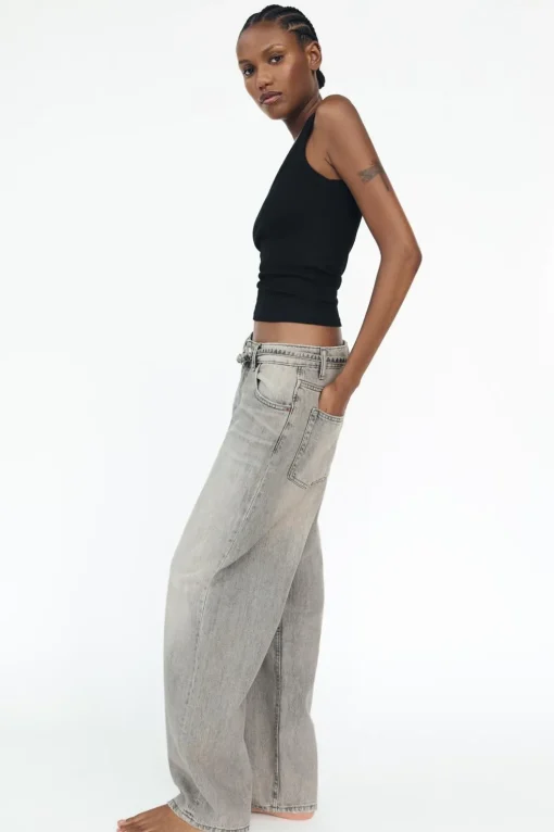 JEANS TAILORED BALLOON TIRO MEDIO