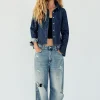 JEANS TRF BAGGY BALLOON ROTOS TIRO MEDIO