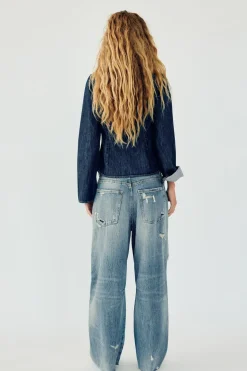 JEANS TRF BAGGY BALLOON ROTOS TIRO MEDIO