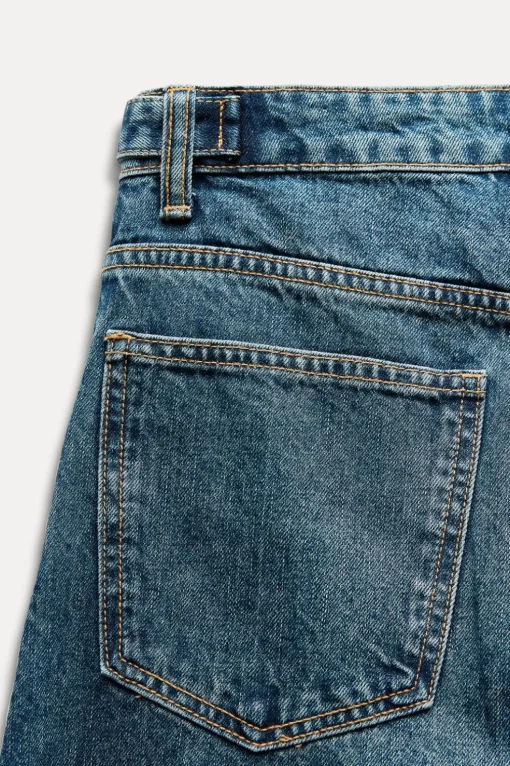 JEANS TRF BALLOON CROPPED TIRO MEDIO
