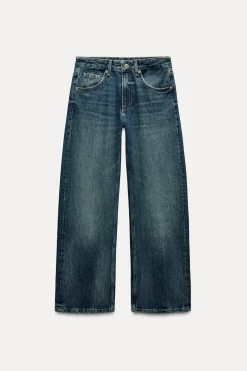 JEANS TRF BALLOON CURVED LEG TIRO MEDIO