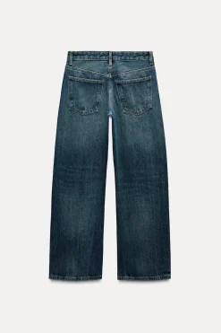 JEANS TRF BALLOON CURVED LEG TIRO MEDIO