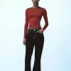 JEANS TRF BALLOON FLOCK