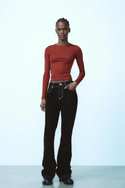 JEANS TRF BALLOON FLOCK