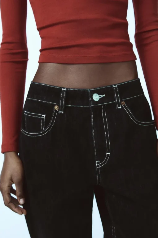 JEANS TRF BALLOON FLOCK