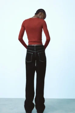 JEANS TRF BALLOON FLOCK