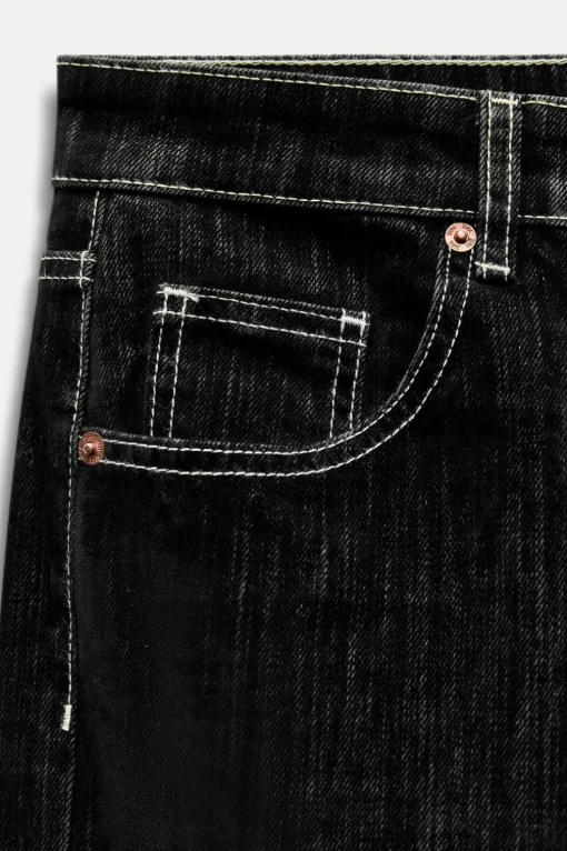 JEANS TRF BALLOON FLOCK