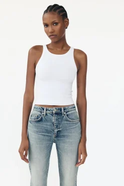 JEANS TRF CROPPED FLARE TIRO ALTO