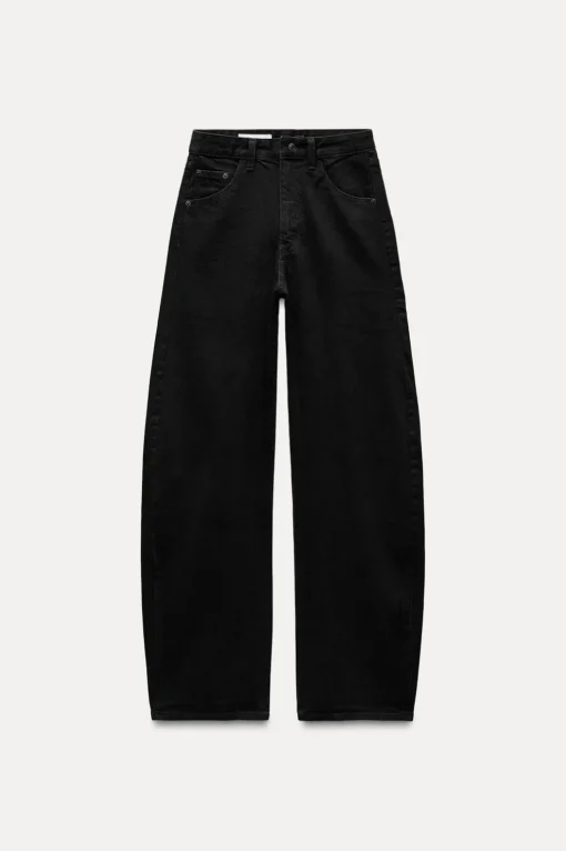 JEANS TRF EXTRA CURVED TIRO MEDIO