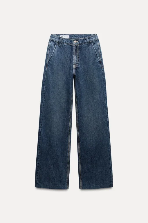 JEANS TRF LOOSE TIRO MEDIO