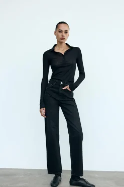 JEANS TRF MOM FIT TIRO ALTO
