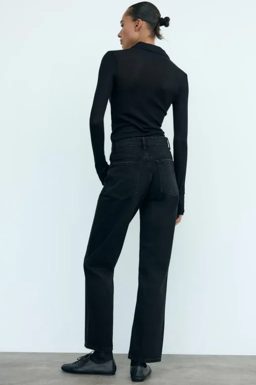 JEANS TRF MOM FIT TIRO ALTO
