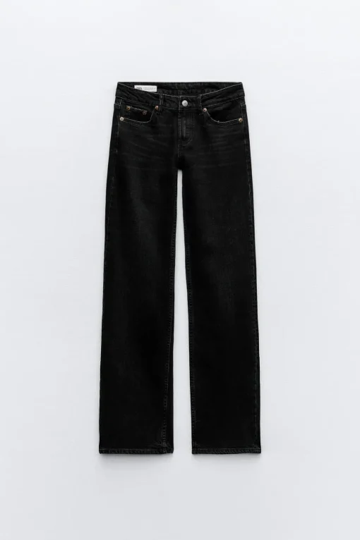 JEANS TRF RECTOS TIRO BAJO