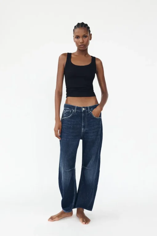 JEANS TRF RELAXED BALLOON TIRO MEDIO