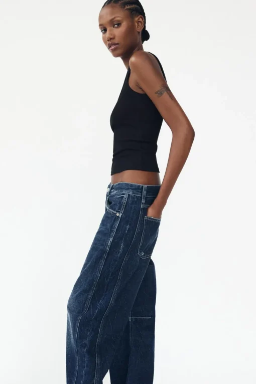 JEANS TRF RELAXED BALLOON TIRO MEDIO