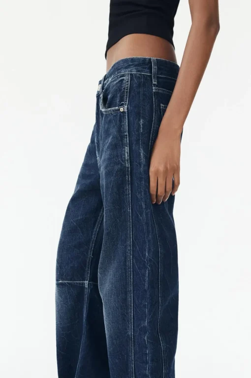 JEANS TRF RELAXED BALLOON TIRO MEDIO