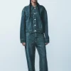 JEANS TRF RELAXED OVERSIZE TAPERED STRASS TIRO ALTO